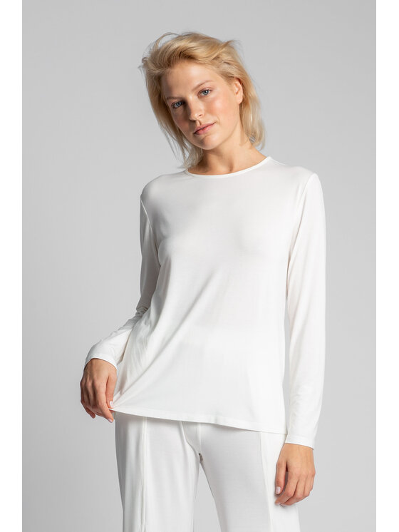 LaLupa LaLupa Bluzka LA027 Biały Comfortable Fit