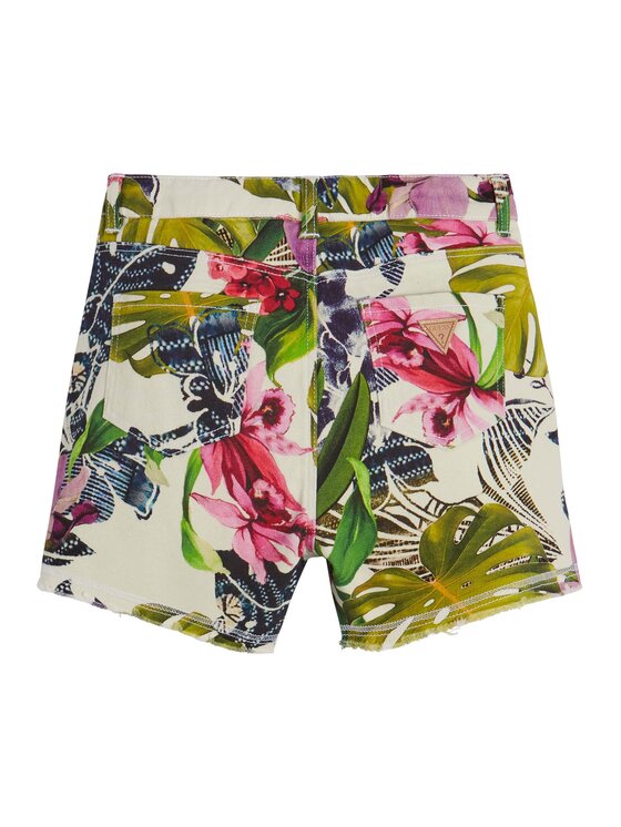 Guess Guess Pantalon scurți din material J3GD31 D4VW0 Colorat Regular Fit