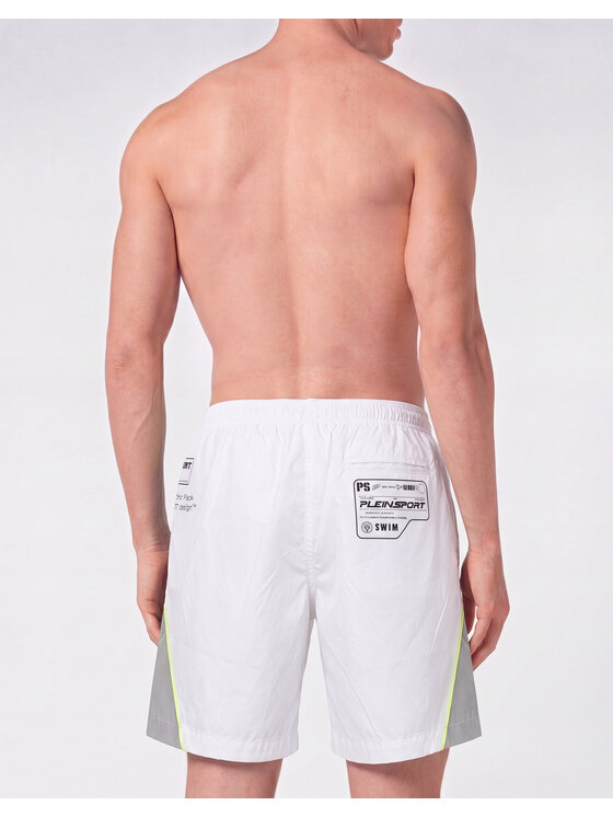 Plein Sport Plein Sport Kąpielówki 31013 Biały
