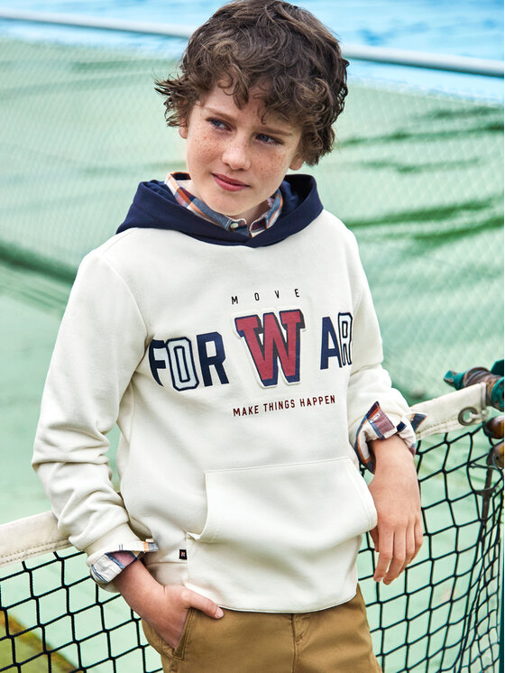 Mayoral Mayoral Felpa 7447 Écru Regular Fit