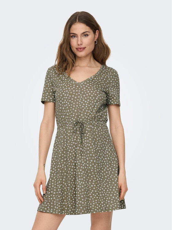ONLY ONLY Повсякденна сукня May 15286935 Зелений Regular Fit