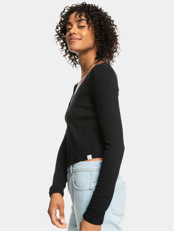 Roxy Roxy Kardigan Mystical Sky Kttp ERJKT04046 Šedá Slim Fit