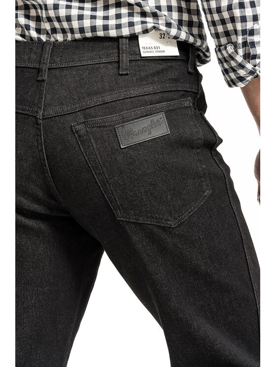 Wrangler Wrangler Jeans TEXAS Nero Straight Fit