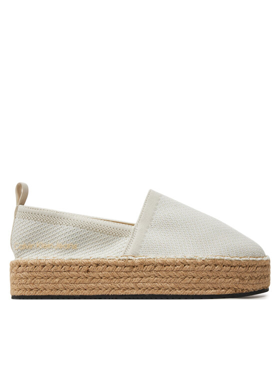 Calvin Klein Jeans Calvin Klein Jeans Espadrilles Platform Espadrille Uc YW0YW01377 Écru