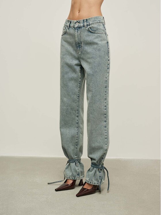 La Mania La Mania Jeansy ETZI 2 Niebieski Classic Fit