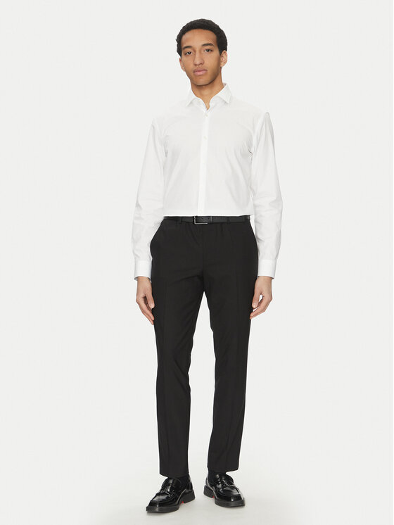 HUGO HUGO Koszula Koey 50539808 Biały Slim Fit