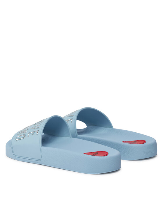 LOVE MOSCHINO LOVE MOSCHINO Klapki JA28122G1II13712 Błękitny