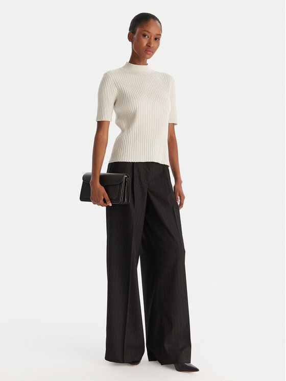 ACCESS FASHION ACCESS FASHION Sveter 54-8046 Béžová Slim Fit
