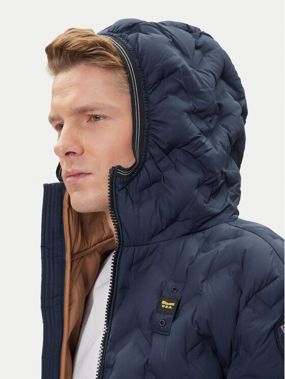 Blauer Blauer Pehelykabát 25WBLUC03233 Sötétkék Regular Fit