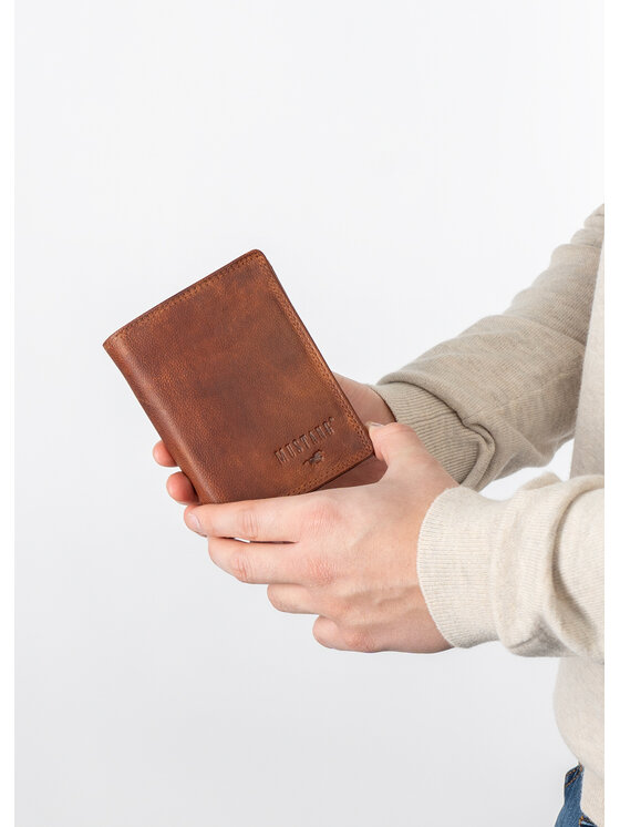 Mustang Mustang Portafoglio da uomo DENIMO WALLET Marrone