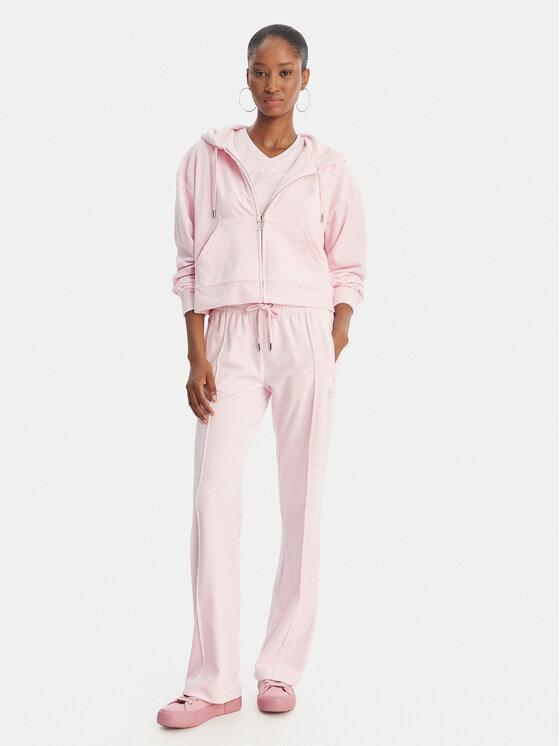 Juicy Couture Juicy Couture Долнище анцуг Tina JCWBJ126327 Розов Straight Leg