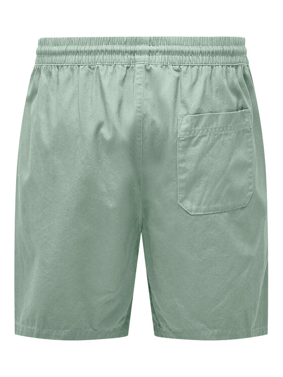 Only & Sons Only & Sons Szorty materiałowe Tel 22027949 Zielony Regular Fit