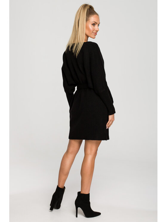Made of Emotion Made of Emotion Vestito di maglia M714 Nero