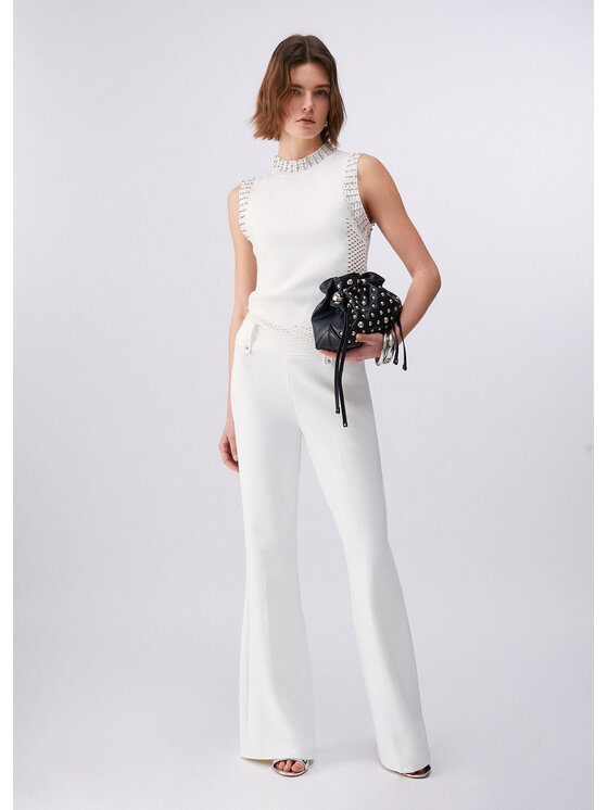 Liu Jo Liu Jo Maglione PA6027MS99EX0256 Bianco Slim Fit