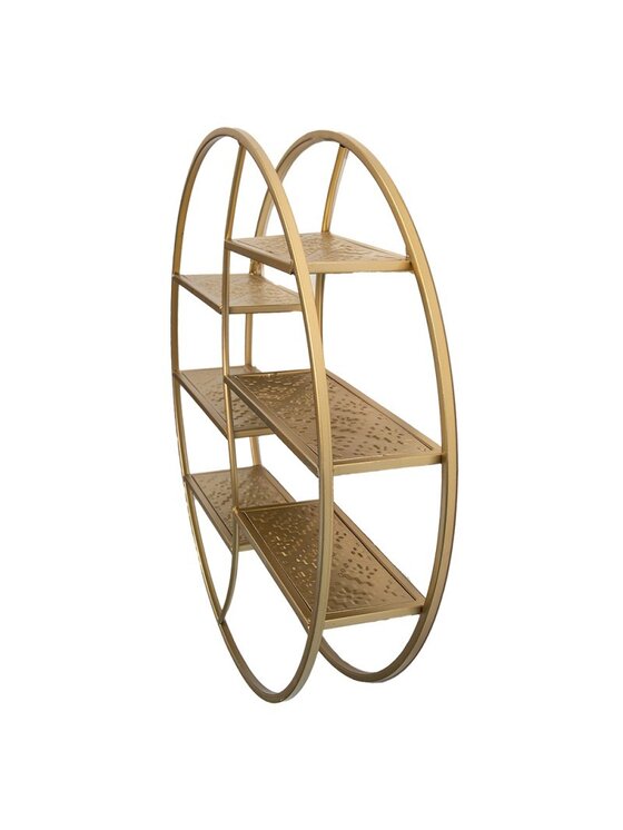 MIAhome MIAhome Półka okrągła złota Mart 64 cm Złoty