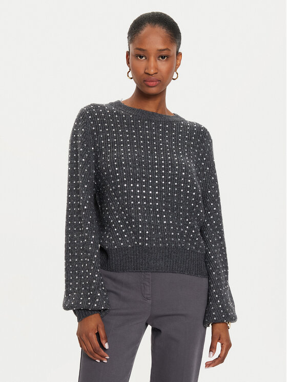 Marella Sveter Molo 2423946034 Sivá Regular Fit