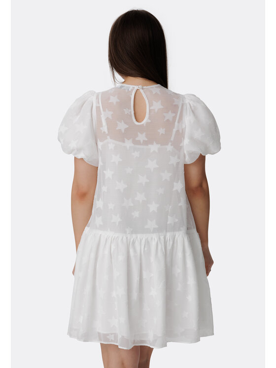 LAURELLA LAURELLA Každodenné šaty 4SS242 Biela Regular Fit
