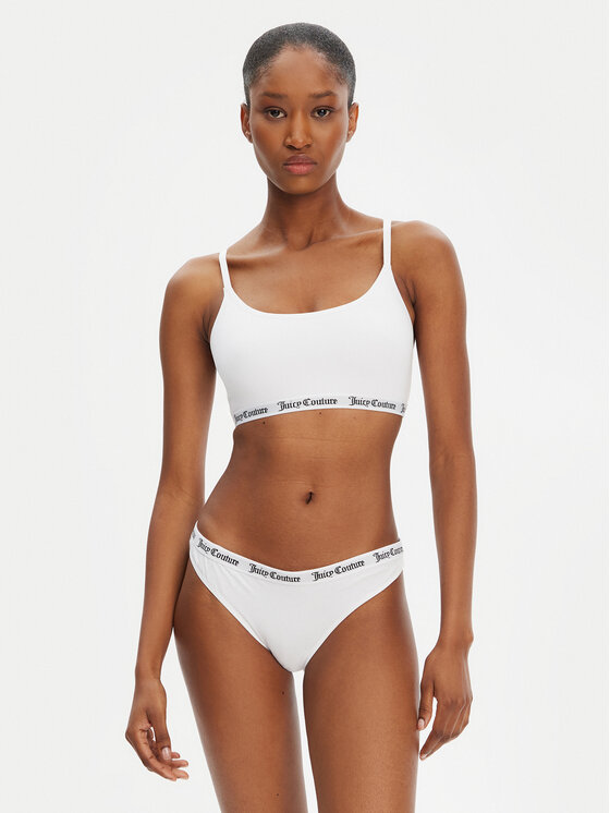 Juicy Couture Juicy Couture Sutien top Ren JCTBT125972 Alb