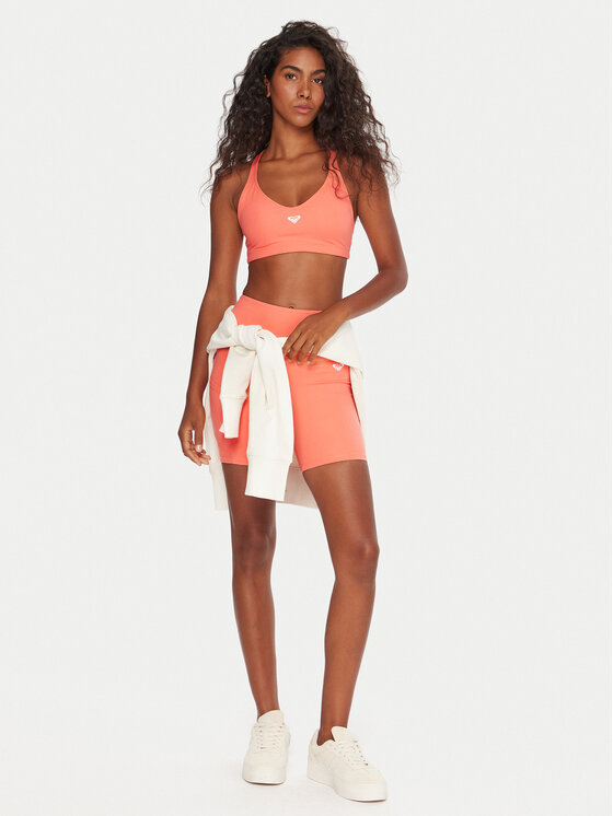 Roxy Roxy Sport-BH Heart Into It ERJKT04359 Korallenfarben