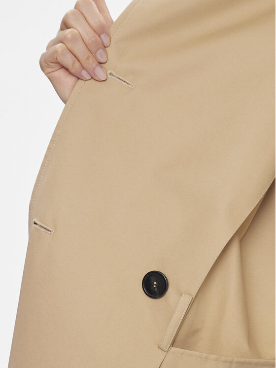 Weekend Max Mara Weekend Max Mara Trencz Canasta 2415021021 Beżowy Regular Fit
