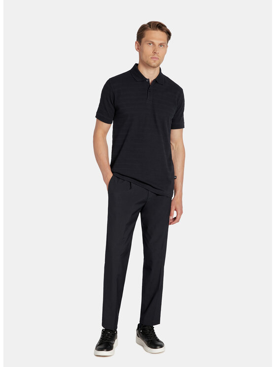 Pako Lorente Pako Lorente Polo P25WF-TX-001 Granatowy Classic Fit