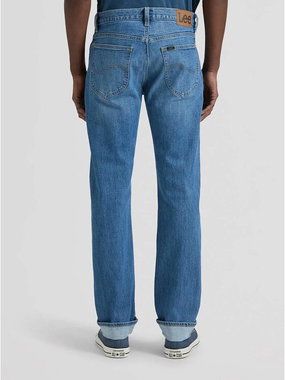Lee Lee Jeansy WEST Niebieski Loose Fit
