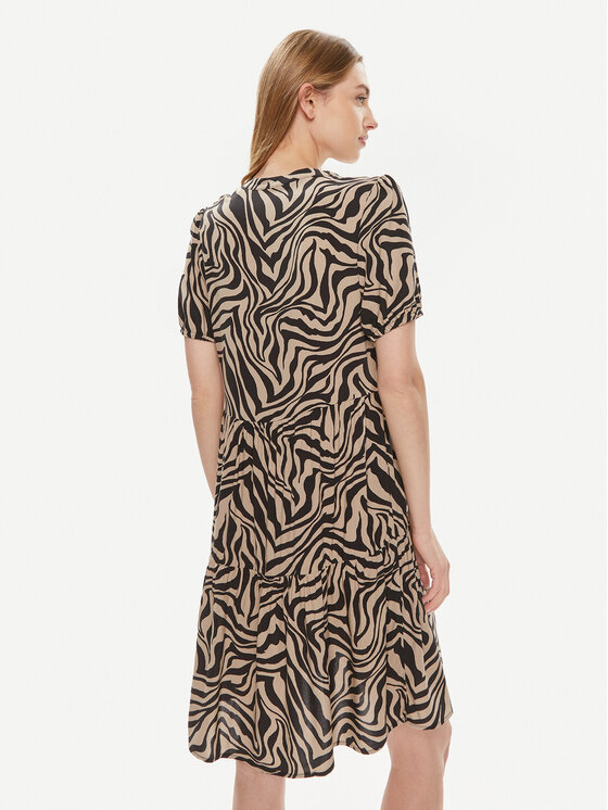 ONLY ONLY Sukienka letnia Nova 15222215 Czarny Regular Fit