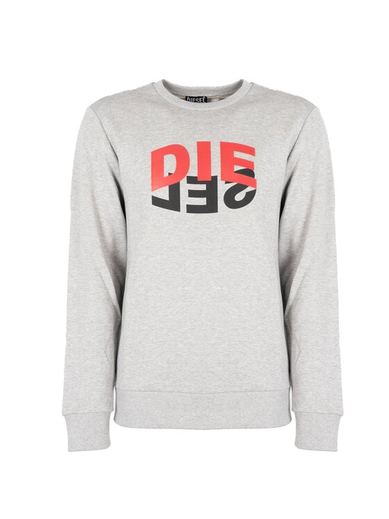 Diesel Diesel Felpa A00809-0IAJH-9CB Grigio Regular Fit