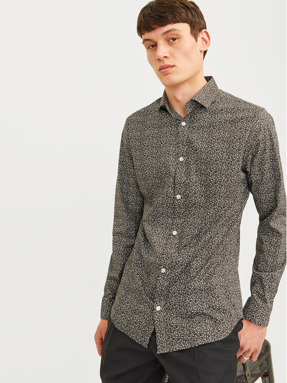 Jack&Jones Jack&Jones Košulja Blackpool 12260625 Siva Slim Fit