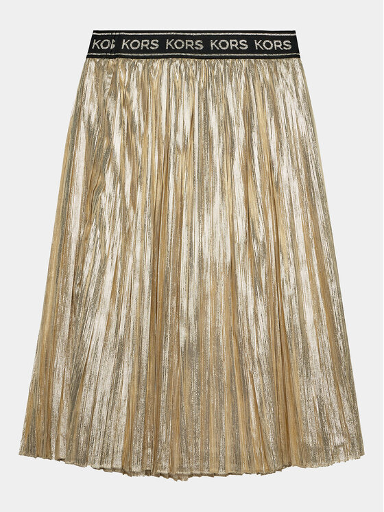 MICHAEL KORS KIDS MICHAEL KORS KIDS Спідниця в складку R13128 Золотий Regular Fit