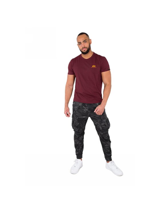 Alpha Industries Alpha Industries T-Shirt AI.188505-184 Bordowy Basic Fit
