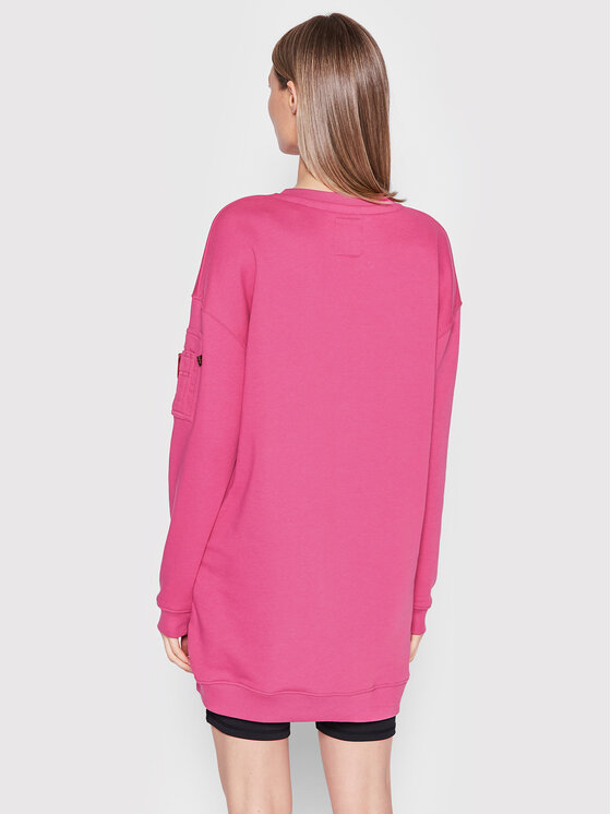 Alpha Industries Alpha Industries Суитшърт Basic 128053 Розов Oversize