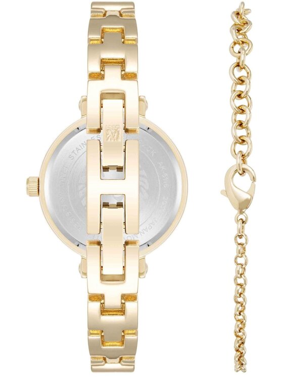 Anne Klein Anne Klein Zegarek AK-5116HLST Złoty