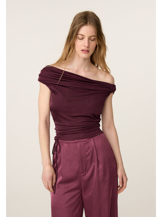 Fabienne Chapot Fabienne Chapot Bluzka 6966-1853-175 Czerwony Regular Fit
