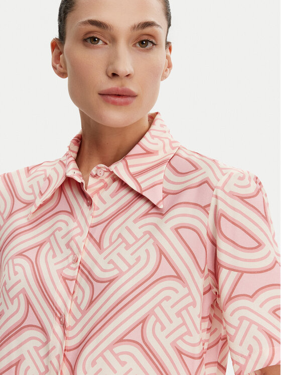 Silvian Heach Silvian Heach Camicia GPP25414CA Rosa Regular Fit