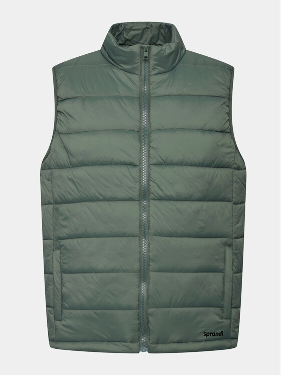 Sprandi Sprandi Weste SP3-KAM011 Grün Regular Fit