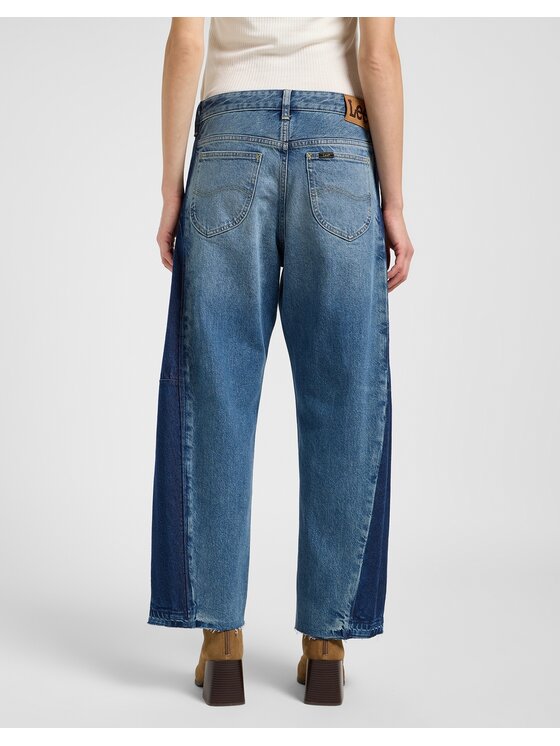 Lee Lee Jeansy Rider Blissful Blue Niebieski Bootcut Fit