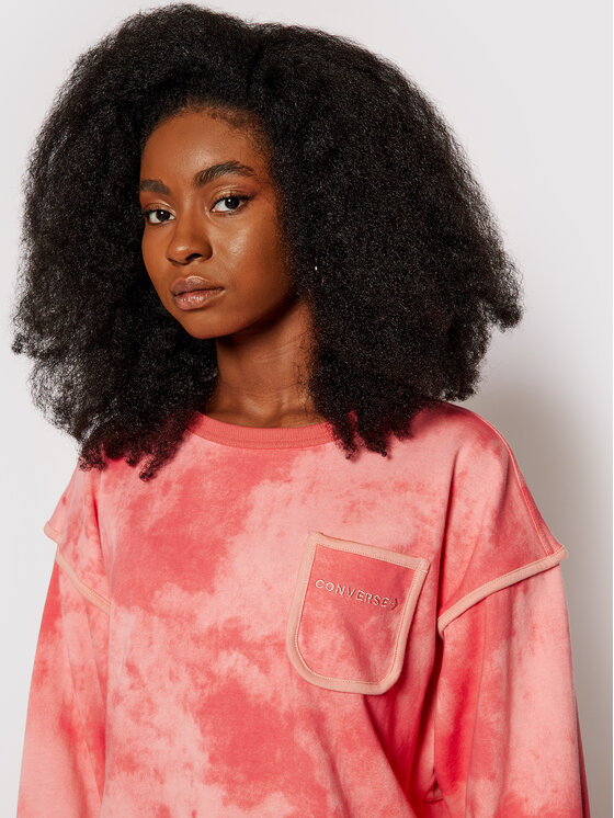 Felpa Vented Fleece Crew 10021452-A01 Rosa