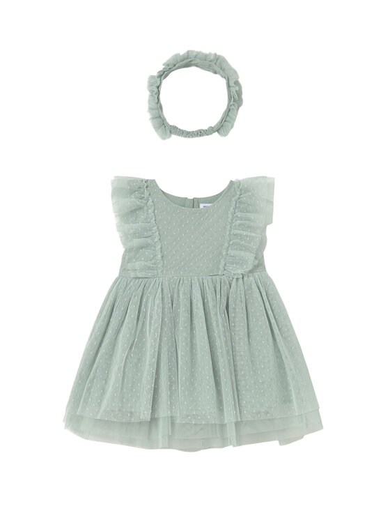 Mayoral Mayoral Elegantes Kleid 1905 Grün Regular Fit