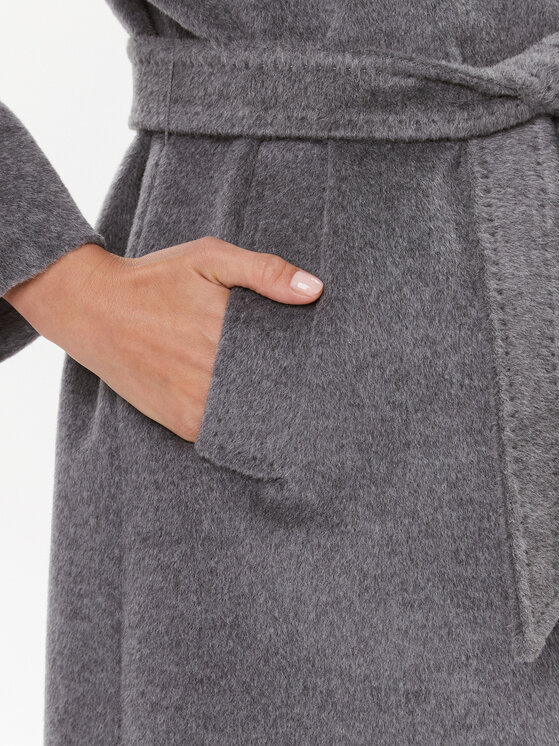 Weekend Max Mara Weekend Max Mara Вовняне пальто Tempera 2350161233 Сірий Regular Fit