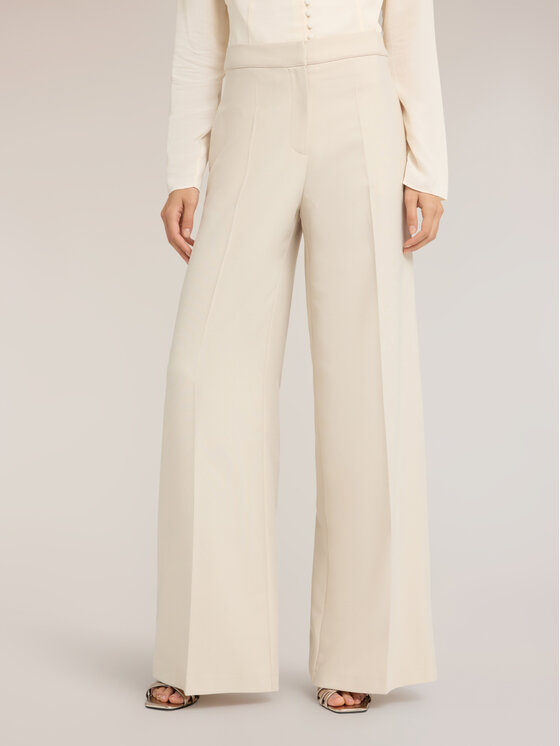 Motivi Motivi Pantaloni di tessuto P04HQ004808N021 Bianco Over Fit