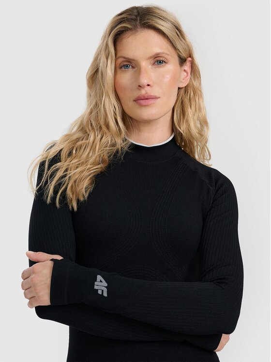 4F 4F Intimo termico pezzo sopra 4FWAW25USEAF205-20S Nero