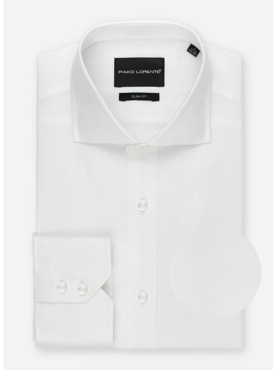 Pako Lorente Pako Lorente Koszula P000B-1X-508 Biały Slim Fit
