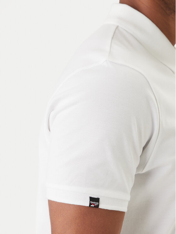 Reebok Reebok Polo Breen RK25562CCM Bianco Regular Fit