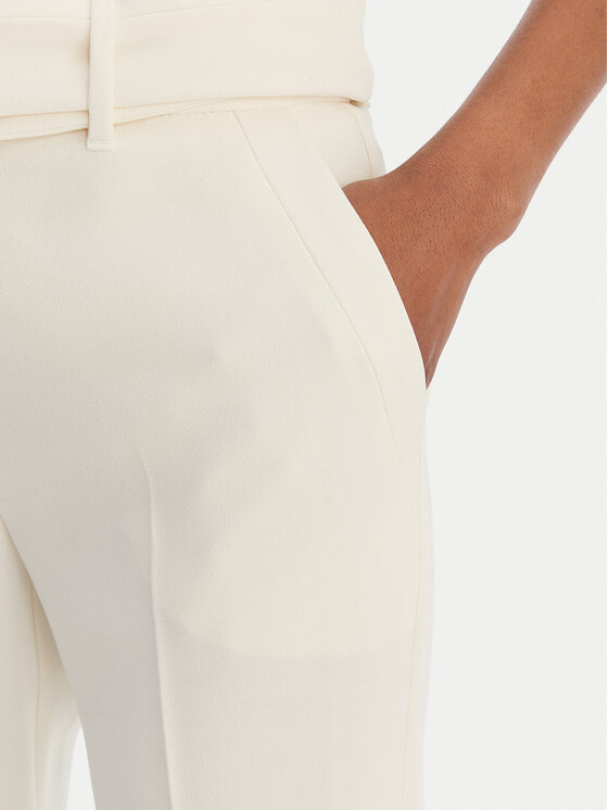 Marella Marella Чино панталони Elica 2613131063 Екрю Slim Fit