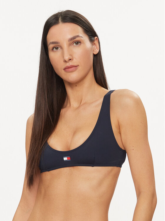 Tommy Hilfiger Gornji Del Bikini UW0UW05098 Mornarsko Modra