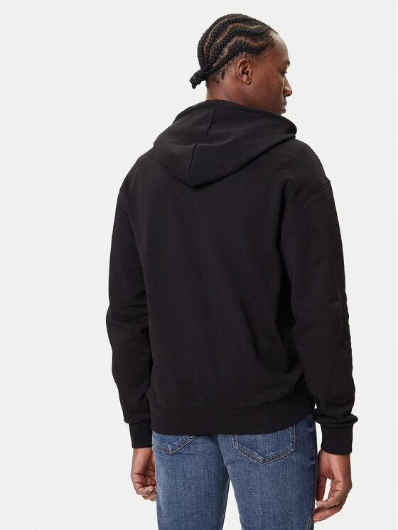 HUGO HUGO Felpa Duspliter 50542787 Nero Relaxed Fit