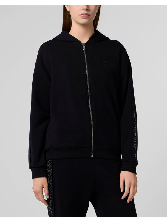PHILIPP PLEIN PHILIPP PLEIN Bluza 29040 Czarny Regular Fit