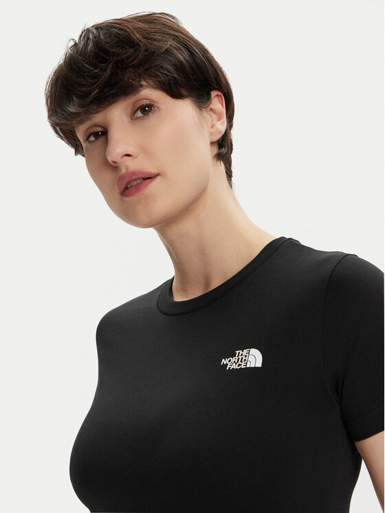 The North Face The North Face Póló Simple Dome NF0A87NH Fekete Regular Fit