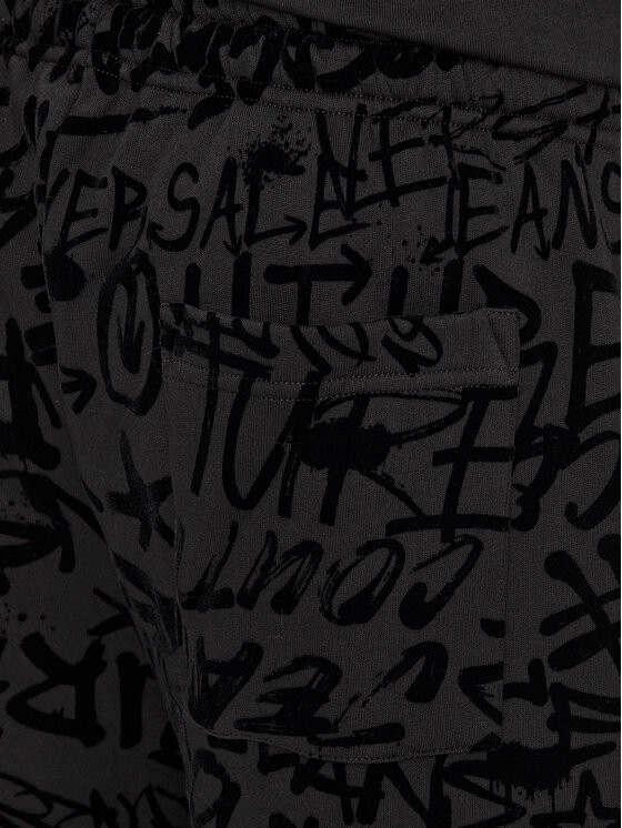 Versace Jeans Couture Versace Jeans Couture Спортивні штани 75GAA315 Чорний Regular Fit